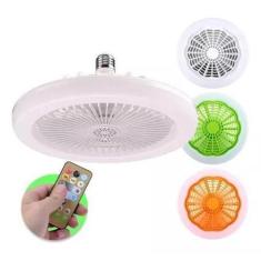 Imagem de Ventilador De Teto Led: Iluminação Ajustável E27 30W - Mr