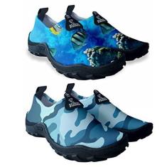 Imagem de Kit 2 Tenis Masculino Sapatilha Hibrido Água Praia Rapel Ciclismo Futevôlei Academia Pilates Gênero:Masculino;Cor:Natura