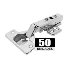 Imagem de Dobradiça Tradestar Clip On Soft Close Reta 35mm Porta Móveis