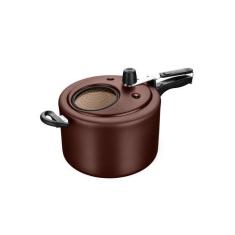 Imagem de Panela De Pressão Superior Mta Com Visor Chocolate 8,0L