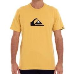 Imagem de Camiseta Quiksilver Comp Logo Mostarda Masculina