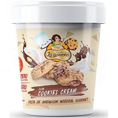 Imagem de Pasta de Amendoim Integral Cookies Cream Sem Gluten 1kg La Ganexa