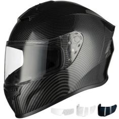 Imagem de Capacete de motocicleta Favoto Full Face Lightweight aprovado pelo DOT