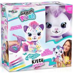 Imagem de Style 4 EVER Airbrush Pelucia para Pintar Gatinho KITTY FUN