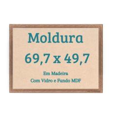 Imagem de Moldura 49,7x69,7 Quebra Cabeça Grow 1000 Peças com Vidro - Belo Ornat