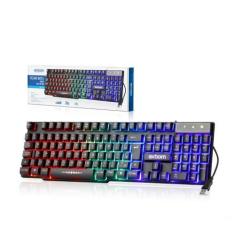 Imagem de Teclado battle gamer semi mecanico iluminado led bk-151c - EXBOM