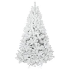 Imagem de Árvore de Natal leheyhey Campo de neve artificial branco de 5 pés