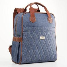 Imagem de Bolsa Mochila Maternidade Chicago Jeans - Just Baby