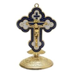 Imagem de FASSME Enfeites de presépio religioso, enfeites de metal pingando óleo, esculturas de mesa cristãs de Natal, ornamentos religiosos da igreja de Cristo Católico