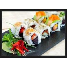 Imagem de Quadro Decorativo Gourmet Sushi Culinária Japonesa Cozinha Restaurantes 430