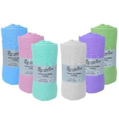 Imagem de Lençol De Cama Box Com Elástico Avulso Casal 100% Algodão Malha - Bava