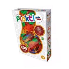 Imagem de Brinquedo Montar Plokt Disco Educativo Criativo 200 Peças - Paki Toys