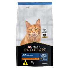 Imagem de Ração Seca Nestlé Purina Pro Plan para Gatos Adultos a Partir de 7 Anos - 1 Kg