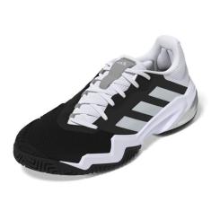 Imagem de adidas Tênis masculino Barricade 13, Preto/branco/cinza, 39