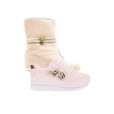 Imagem de Bota Infantil e Tenis Menina - KIT 2 PARES Tam 24 ao 34 - sapatinhos.c