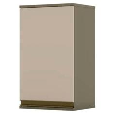 Imagem de Armário Aéreo Cozinha 40 Cm Évelin 1 Porta Duna/Cristal - Henn