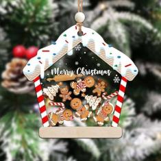 Imagem de DATCRAFT Enfeite de coqueteleira Enfeites de Natal personalizados 2024 Enfeites de Natal para a família 2024 Ornamento de Natal personalizado Novo ornamento de casa 2024 Enfeite de Natal para bebê
