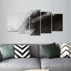 Imagem de Quadro Mosaico Onda do Mar Arte em  e  Surf