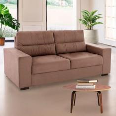 Imagem de Sofá 3 Lugares Herval London, Suede Marrom