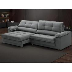 Imagem de Sofá Com Carregador Usb Retrátil Reclinável Montreal 2,10M Velosuede G