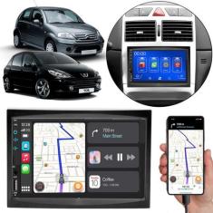 Imagem de Kit Multimídia Carplay Peugeot 307 C3 2002-2012 7 Pol MP5 Touch-Screen