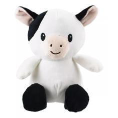 Imagem de Vaca Branca Sentada 21cm - Pelúcia
