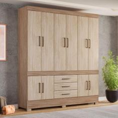 Imagem de Guarda Roupa 10 Portas New Murano Noga/vanilla - Demóbile
