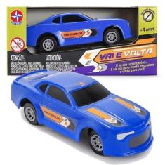 Imagem de Carrinho Vai E Volta Azul Brinquedo Infantil Estrela