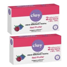 Imagem de Kit C2 Sabonetes Barras Colágeno Poderoso 2X80g Cada - Cloy