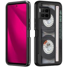 Imagem de BWOOLL Projetado para T-Mobile Revvl 7 Pro 5G, capa resistente 3 em 1 híbrida de policarbonato rígido e silicone macio à prova de choque capa de proteção contra quedas para T-Mobile Revvl 7 Pro 5G