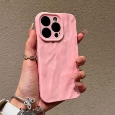 Imagem de Capa de telefone com padrão dobrável macio, capa de silicone para iphone 11 12 13 14 15 pro max x xs xr max plus, rosa, para iphone 13pro max