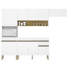 Imagem de Armário De Cozinha 4 Peças Balcão Sem Tampo 120cm Lina04 K02 Supremo/f