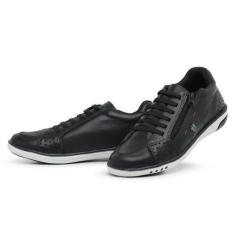 Imagem de Tênis Sapatenis Masculino Casual Ziper Lateral Preto - Top Franca Shoe