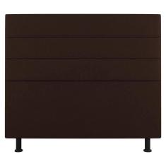 Imagem de Cabeceira Cama Box Casal King Size Malik 195cm Suede Marrom - Abmaza