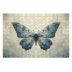 Imagem de Quebra-cabeça Cognitivo Borboleta Azul 300 peças MDF