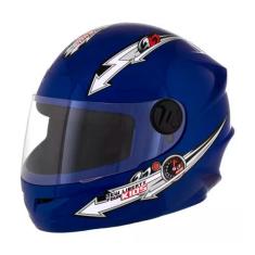Imagem de Capacete Moto Fechado Liberty Four Kids Infantil Tamanho 54 Cor Azul I