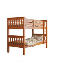 Imagem de Beliche De Madeira Escada Fixa Mel Acetinado - Piratini