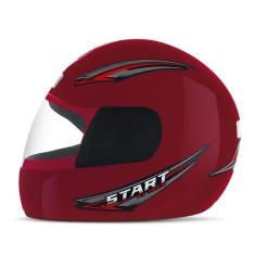 Imagem de Capacete Moto Fechado Mixs Start Feminino Masculino Viseira Cristal, V