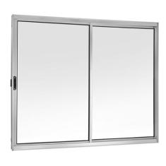 Imagem de Janela de Alumínio de Correr 100x100cm 2 Folhas Direita Ecosul Esquadr
