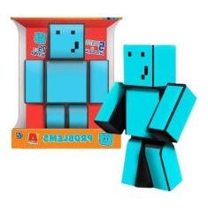 Imagem de Boneco Articulado Gamer Skin Problems Minecraft Grande 35 Cm - Algazar