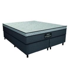 Imagem de Cama Box Casal Queen Colchão Gazin Maximus Molas Ensacadas 158X198x62c