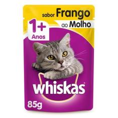 Imagem de Ração Úmida Whiskas Sachê Para Gatos Adultos Sabor Frango Ao Molho - 8