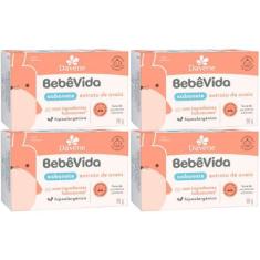 Imagem de 4Un Bebe Vida Sabonete Vegetal Dermoprotetor 90G Davene