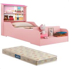 Imagem de Cama Casa Infantil com Colchão Princesa Rosa