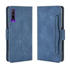 Imagem de Capa com compartimento para cartão para Huawei Honor 9X Pro, capa flip de couro para Huawei Honor 9X Pro, capa magnética retrô para celular, capa carteira com compartimentos para cartões