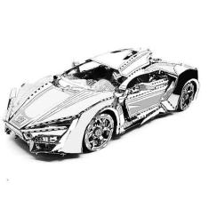 Imagem de Quebra-Cabeça 3D De Carro Esportivo Em Metal - Modelo Para Montagem Ma