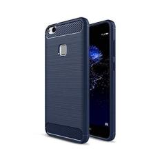 Imagem de Manyip Capa para Huawei P10 Lite, capa de material de fibra de carbono, suave antiderrapante, macia, anti-impressões digitais, capa totalmente protetora para Huawei P10 Lite