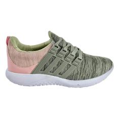 Imagem de Tênis Positividade Cinza com Detalhes em Rosa BB - ULLY-Feminino