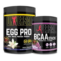 Imagem de Kit Egg Pro 454g + BCAA Stack 250g - Universal-Unissex