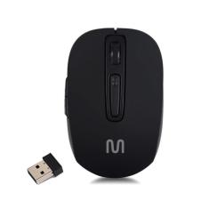 Imagem de Mouse sem Fio Multilaser MO277 - Bateria Recarregável - 2.4GHz - 1600dpi - 6 Botões - Preto